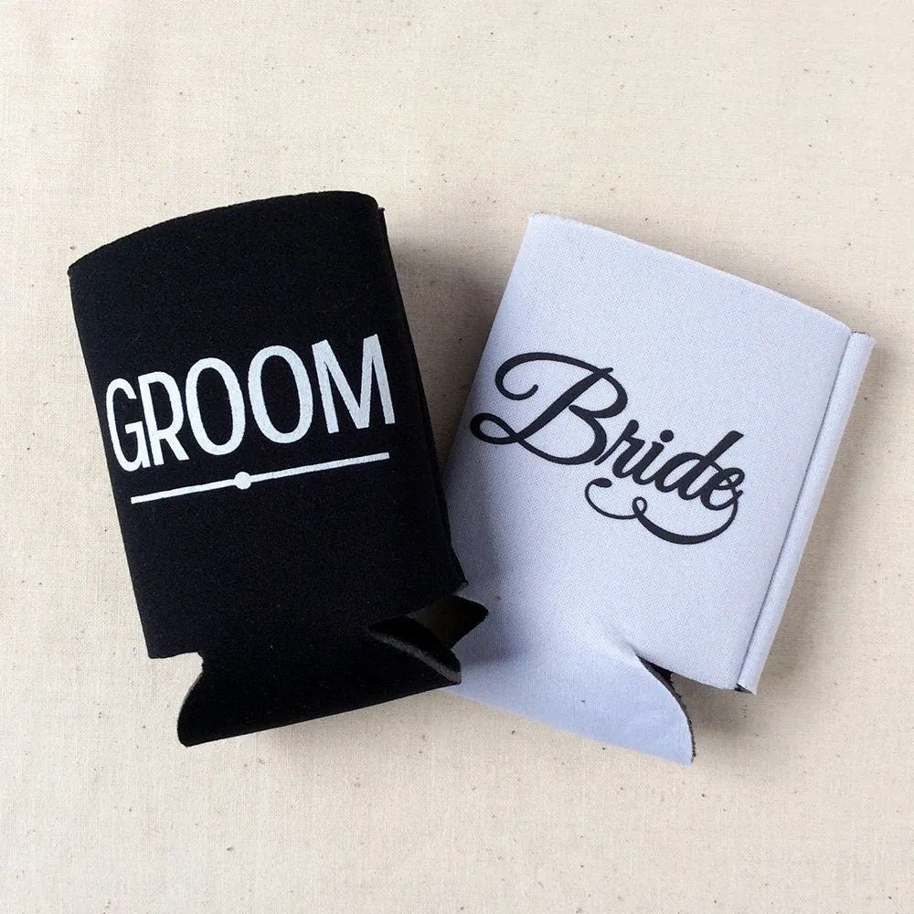 Bottom-Printed Wedding Can Cooler #191B